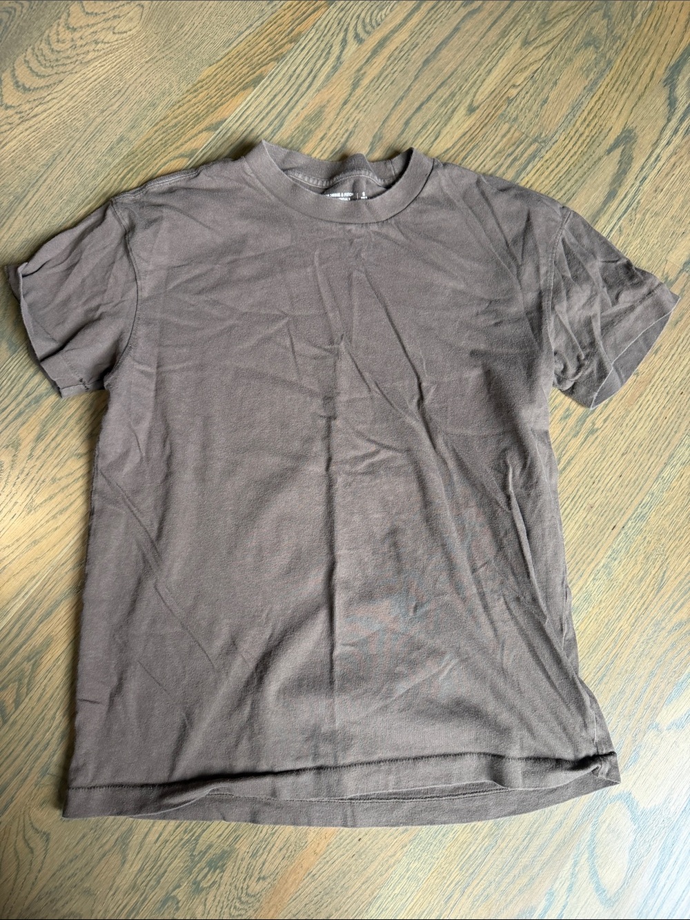 Abercrombie & Fitch Short Sleeve Crew Tee - Brown